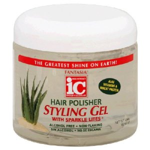 Fantasia IC Hair Polisher Styling Gel With Sparkle Lites 16 oz